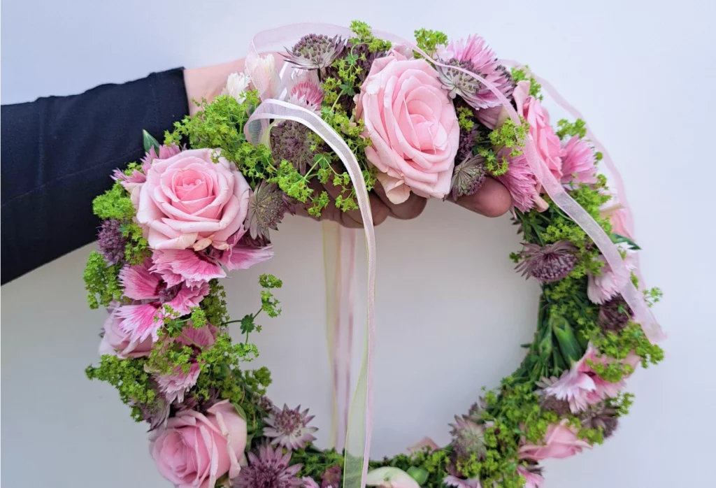 Blumenhaus-Workshop: Haarkränzchen binden