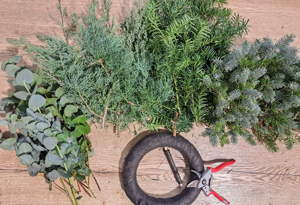 Blumenhaus-Workshop: Adventskranz Binden